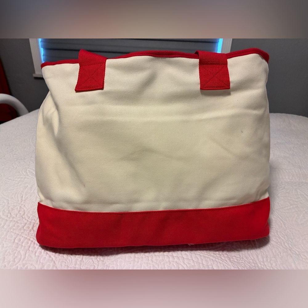 Disney Parks Mickey and Minnie Mouse Christmas Tote Bag - Picture 6 of 13